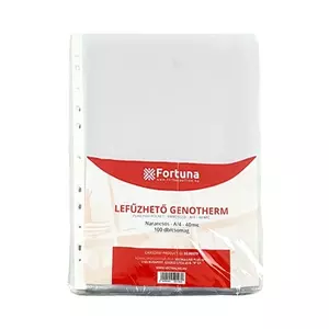 Genotherm lefűzhető Fornax C A4 40mic. narancsos 100db/csomag