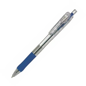 Golyóstoll 0,21mm Zebra nyomógombos, Tapli Clip ECO, kék