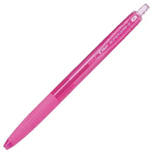 Golyóstoll 0,22mm Pilot nyomógombos, Super Grip G, rózsaszín