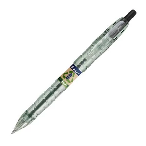 Golyóstoll 0,27mm Pilot nyomógombos, B2P EcoBall, fekete