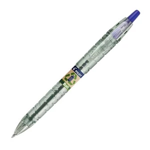 Golyóstoll 0,27mm Pilot nyomógombos, B2P EcoBall, kék