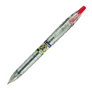 Golyóstoll 0,27mm Pilot nyomógombos, B2P EcoBall, piros