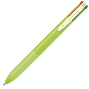 Golyóstoll 0,27mm Pilot nyomógombos, világoszöld tolltest Super Grip G, négyszínű