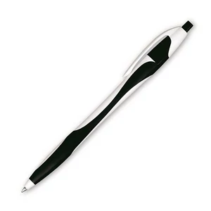Golyóstoll 0,4mm Granit nyomógombos,vegyes színű test, D520, kék