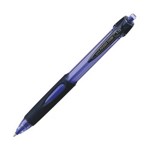 Golyóstoll 0,4mm Uni nyomógombos, SN-220 Powertank, kék
