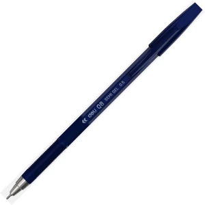 Golyóstoll, 0.5mm, Deli kupakos, kék EQ8-BL