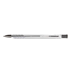 Golyóstoll 1,0mm Kores kupakos, háromszögletű, K11-M, fekete IK37921
