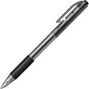 Golyóstoll Luxor Sprint Grip 1mm-es fekete nyomógombos fekete/1241