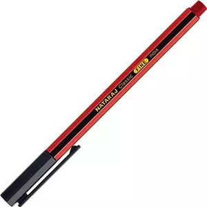 Tűfilc Nataraj F 0.5mm piros színű tinta, eldobható Classic Ballpoint Pen
