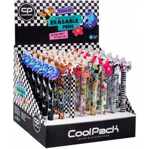 Golyóstoll radírozható 0,5mm Cool Pack Girls II. 8 minta kék íráskép Colorino