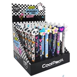Golyóstoll radírozható CoolPack Girls III kék íráskép,