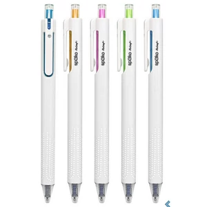 Golyóstoll ReLeaf Active EasyInk Needle Tip kék íráskép,
