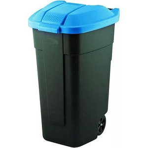 Görgős szemetes műanyag 110 CURVER kék/fekete