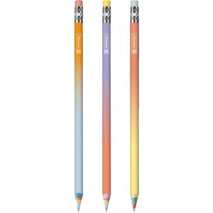 Grafit ceruza BRUNNEN HB Rainbow Paper radíros,3 pasztell szín