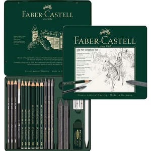 Faber-Castell grafitceruza set Pitt grafit szett 19db fémdobozba AG-Pitt 112973