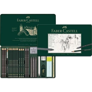 Faber-Castell grafitceruza set Pitt grafit szett 26db fémdobozba AG-Pitt 112974
