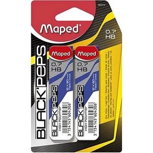 Grafitbél 0,7' HB Maped 0,7mm Black Peps 12szál/tubus Írószerek MAPED 560410