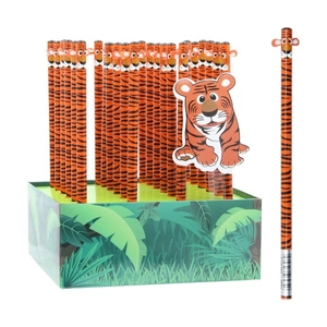 Grafitceruza állatos 4D kerek tigris