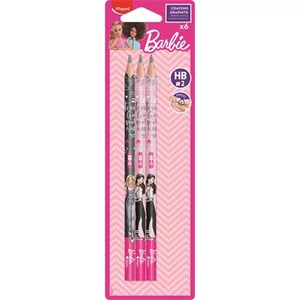 Grafitceruza HB háromszögletű Maped Barbie, 6 darab IMAB850800