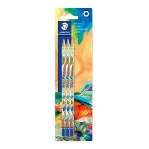 Grafitceruza készlet Staedtler HB, hatszögletű,  170 BK3-2, Multiverzum
