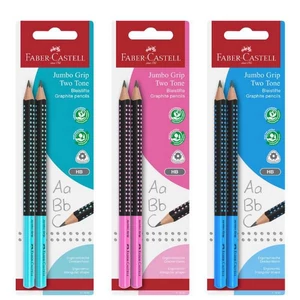 Grafitceruza szett HB Faber Castell,Grip Jumbo 2 DB-os, Kéttónusú HB