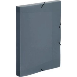 Gumia mappa A4 VIQUEL Coolbox 30mm PP műanyag áttetsző füst Iratrendezés VIQUEL 021338-09