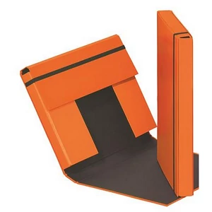 Gumis mappa A4 40mm karton PAGNA Trend narancssárga