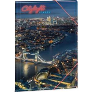 Gumis mappa A4 Ars Una 24' City light-London (5438) 50214389