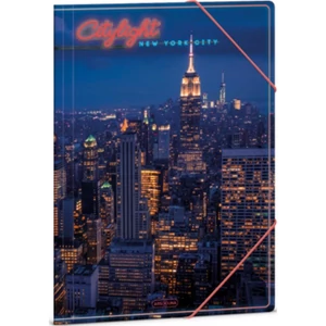 Gumis mappa A4 Ars Una 24' City light-New York (5440) 50214402
