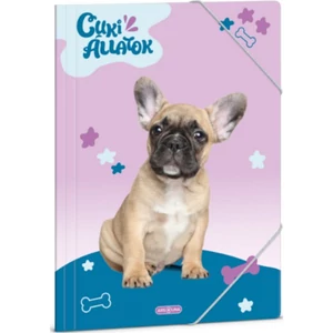 Gumis mappa A4 Ars Una 24' Cuki-Francia bulldog (5426) 50214266