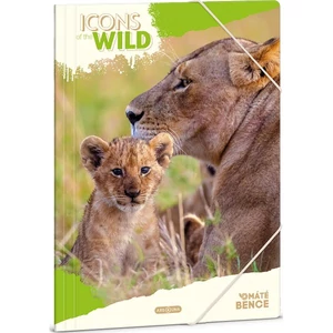 Gumis Mappa A4 Ars Una 25 Icons Of The Wild-Lions (5504) 25 50215041