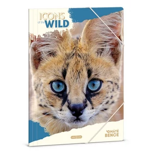 Gumis Mappa A4 Ars Una 25 Icons Of The Wild-Serval (5503) 25 50215034