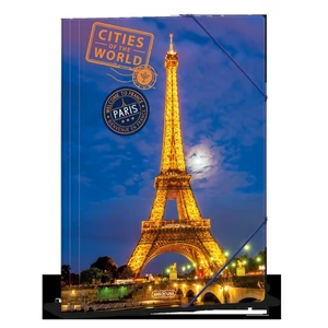 Gumis mappa A4 Ars Una Cities-Paris (5313) 23 50213139 prémium