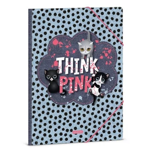 Gumis mappa A4 Ars Una Think Pink (5285) 23 50212859 prémium