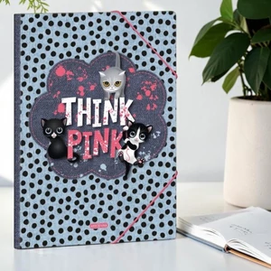 Gumis mappa A4 Ars Una Think Pink (5285) 23 50212859 prémium