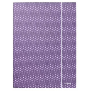 Gumis mappa A4 Esselte karton, Colour`Breeze, levendula E628495