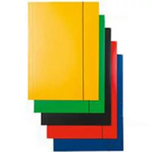 Gumis mappa A4 karton sárga Fornax Glossy - fényes 400gr