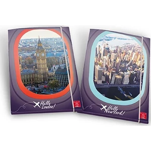 Gumis mappa A/4 Pigna Hello Travel 