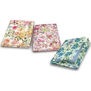 Gumis mappa A/4 Pigna karton Nature Flowers / vegyes mintával iratrendezés Pigna 00547973L