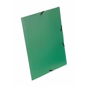 Gumis mappa A4 VIQUEL Standard Standard panorámás 15mm PP műanyag zöld Iratrendezés VIQUEL 133003-08