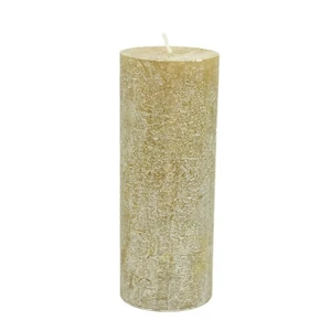 Gyertya henger 7x18cm paraffin arany