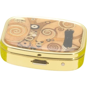 Gyógyszeres fémdoboz 5, 1x1, 8x3, 6cm klimt: Életfa