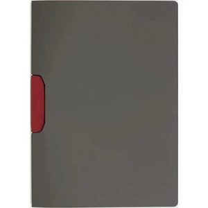 Gyorsfűző klipes A4 Durable piros DB230403