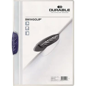 Gyorsfűző klipes A4 Durable sötétkék DB226007
