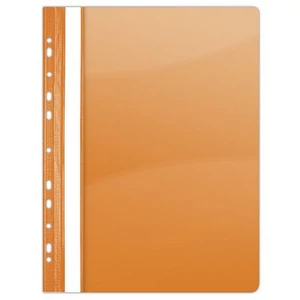 Gyorsfűző lefűzhető PVC Donau A4 narancssárga 10db/csomag D1704N
