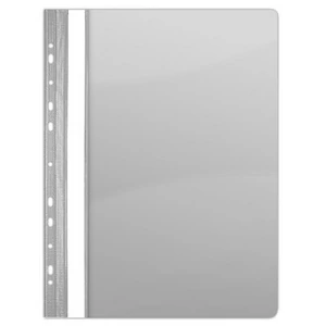 Gyorsfűző lefűzhető PVC Donau A4 szürke 10db/csomag D1704SZ