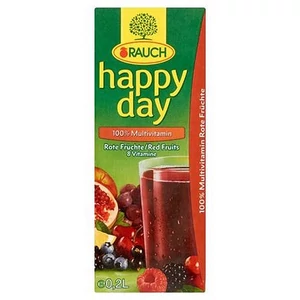 Gyümölcslé 100% 0,2l RAUCH Happy day piros multivitamin
