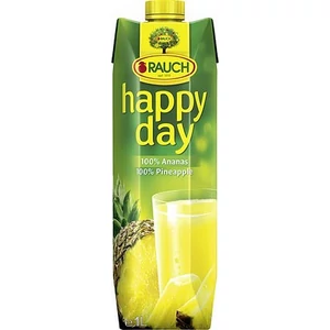 Gyümölcslé 100% Rauch 1l Happy day ananász KHI179