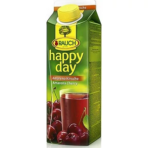 Gyümölcslé 50% Rauch 1l Happy day amarena meggy KHI157