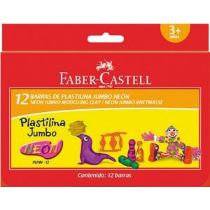Faber-Castell gyurma Jumbo 12db neon szín (plpjn-12) prémium minőségű termék 120822